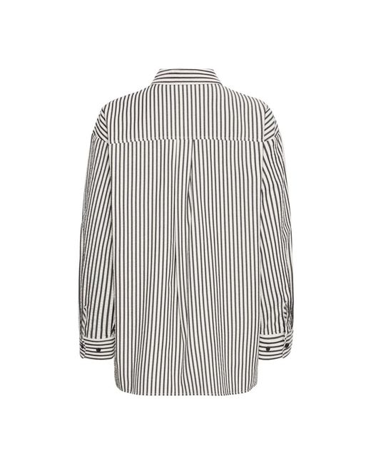 Shirts Ichi de color Gray