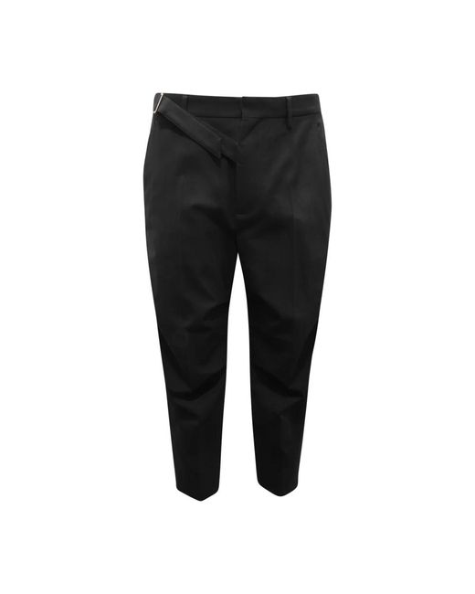 DSquared² Broeken ,Zwart ,Wol Wollen Blend Werkbroek Gemaakt in het Black voor heren