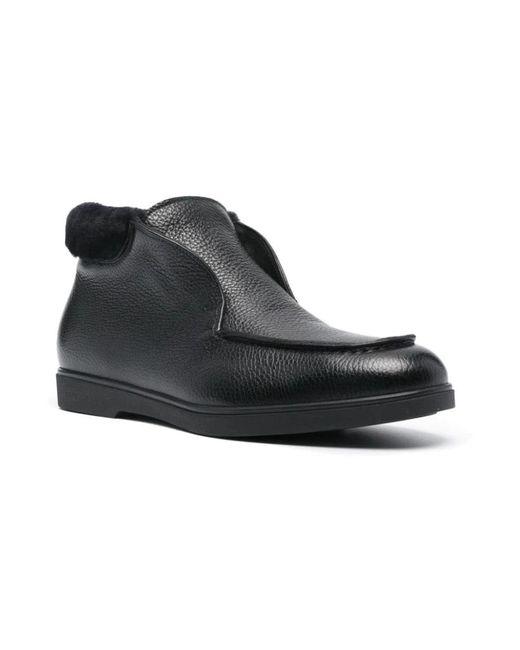 Casadei Black Ankle Boots for men