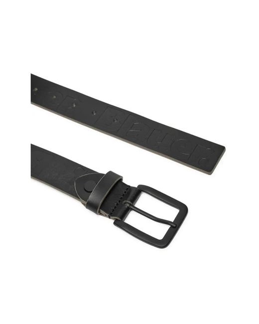 Belts Blauer de hombre de color Black