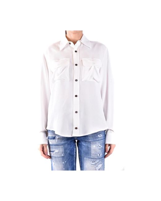 DSquared² White Stilvolle hemden für männer und frauen