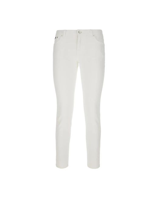 Dolce & Gabbana White Skinny Jeans
