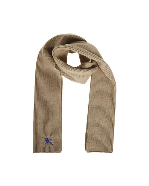 Burberry Geribbelde Ekd Sjaal in het Natural