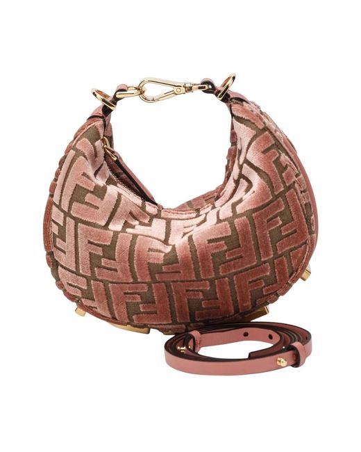 Fendi Mini Handtas Collectie in het Brown