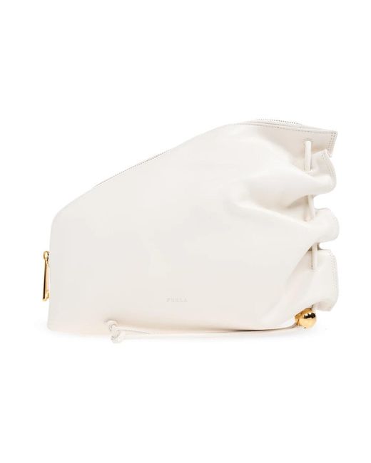 Furla White Clutches