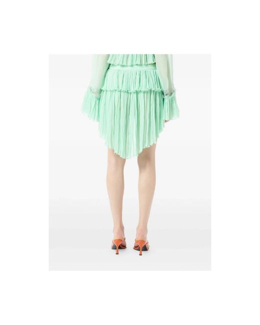 Blumarine Green Short Skirts