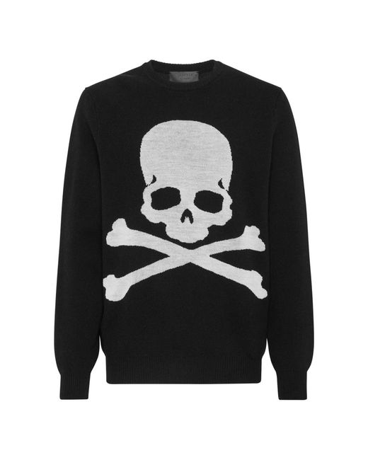 Philipp Plein Pullover Rundhals in Black für Herren