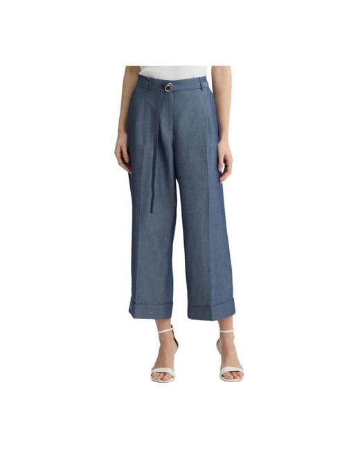 Liu Jo Blue Cropped Trousers