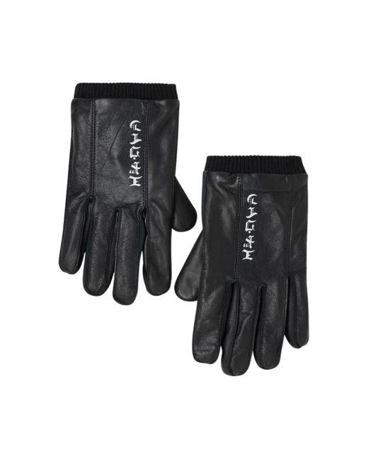 Edwin Motor Lederhandschuhe in Black für Herren