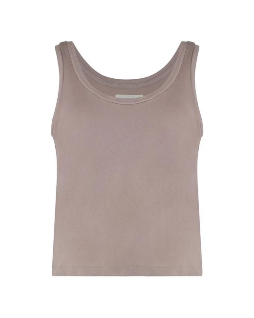 The Great Gray Sleeveless Tops
