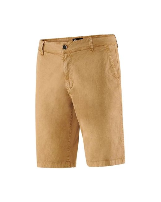 Bomboogie Korte Broeken ,Katoen Cotton Gabardine Chino Shorts in het Natural voor heren