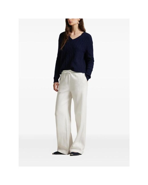 Polo Ralph Lauren White Sweatpants
