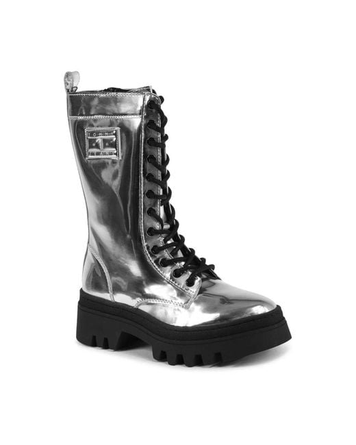 Tommy Hilfiger Black Lace-Up Boots