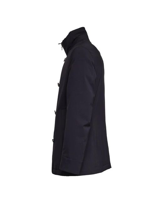 Montecore Jassen ,Blauw ,Leer Double-Breasted Jas in het Blue voor heren