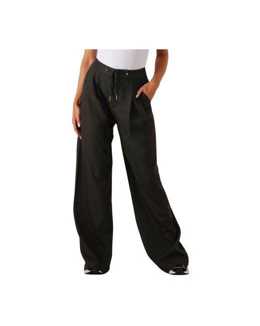 Haute L'Amitié Wide Trousers in het Black