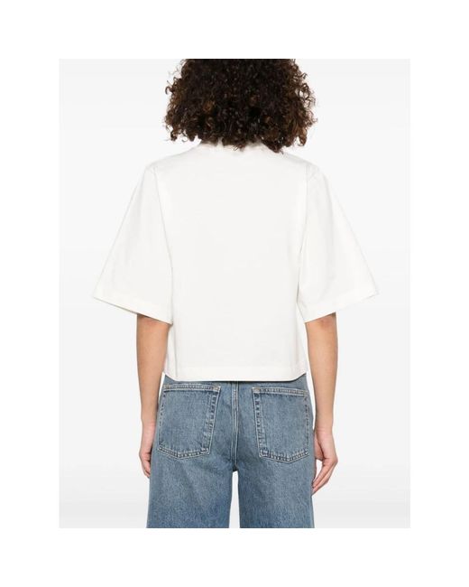 Palm Angels White T-Shirts