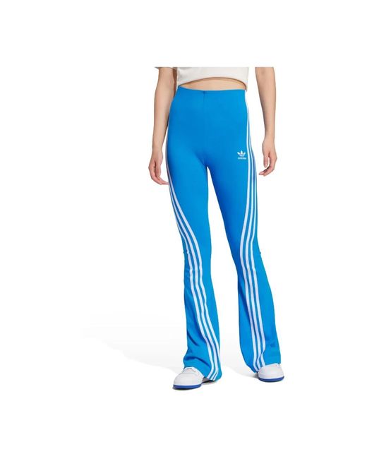 Adidas Blue Mega flared leggings