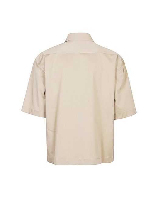 Thelatest Overhemden Shirt Met Sierknoop in het Natural
