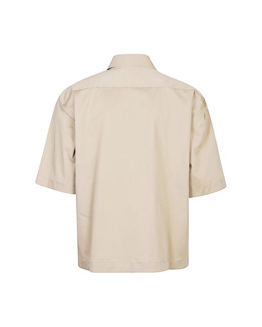 Thelatest Overhemden Shirt Met Sierknoop in het Natural