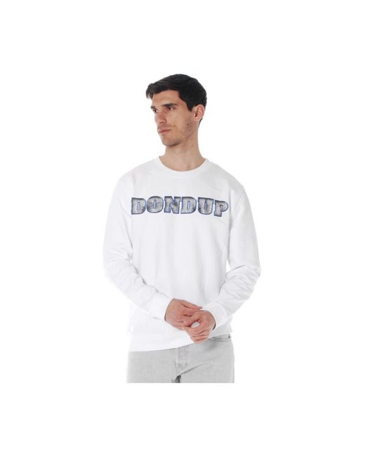 Dondup White Sweatshirts for men