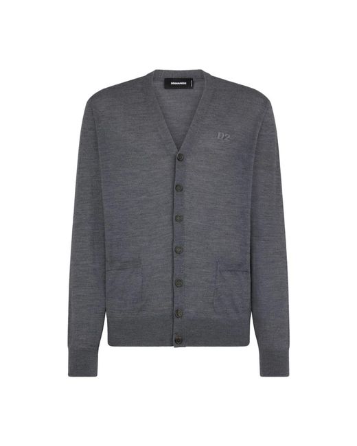 DSquared² Cardigans in het Gray voor heren