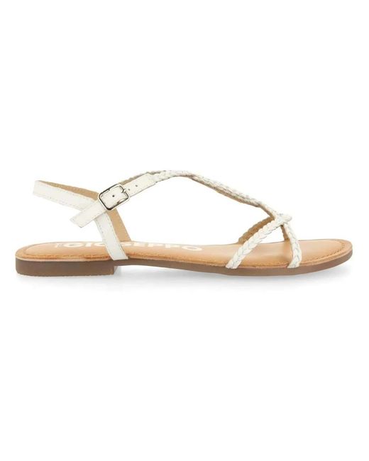 Gioseppo Metallic Flat Sandals