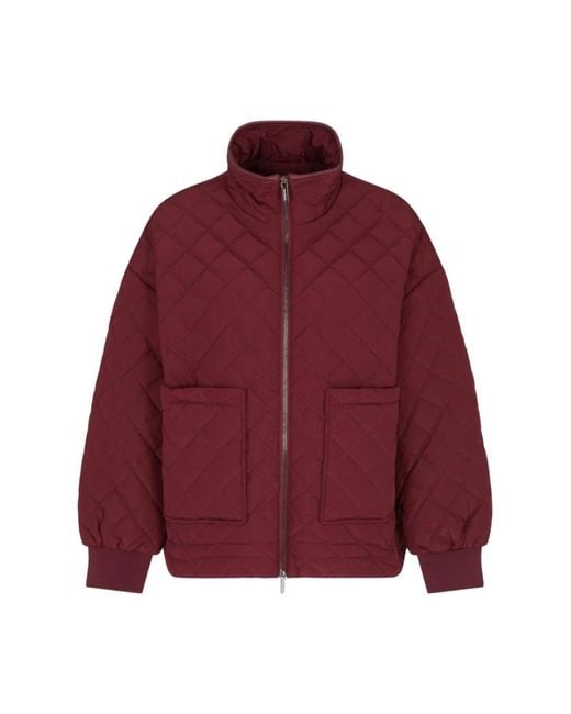 ARMANI EXCHANGE Red Bordeaux Mäntel Für Stilvolles Aussehen