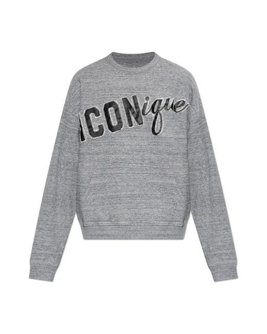 DSquared² Oversize Sweatshirt in het Gray voor heren