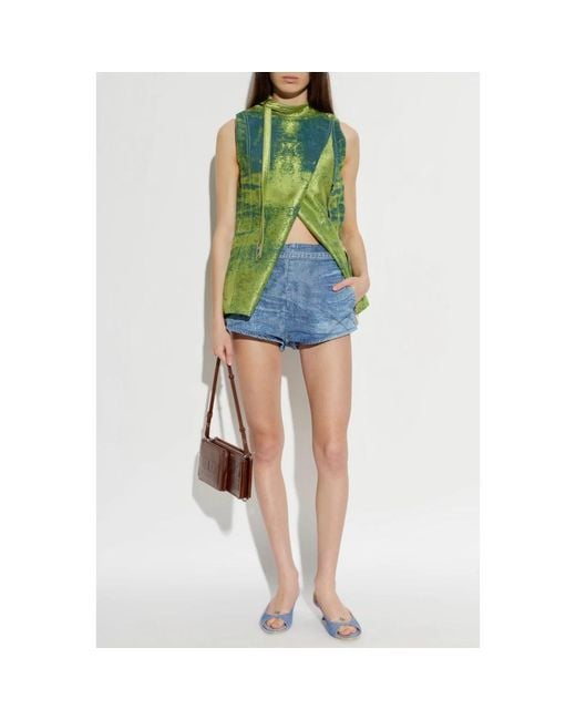 DIESEL Blue Denim Shorts