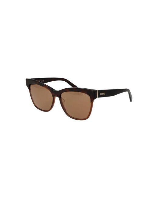 Emilio Pucci Brown Sunglasses