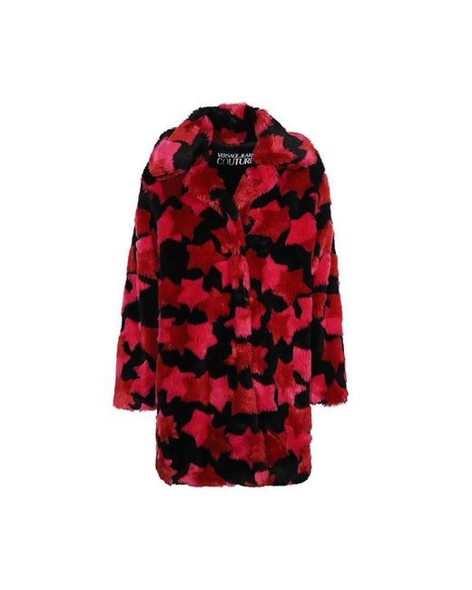 Versace Jeans Couture Red Single-Breasted Coats