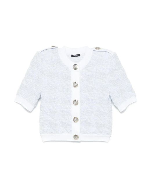 Balmain Cardigans in het Blue