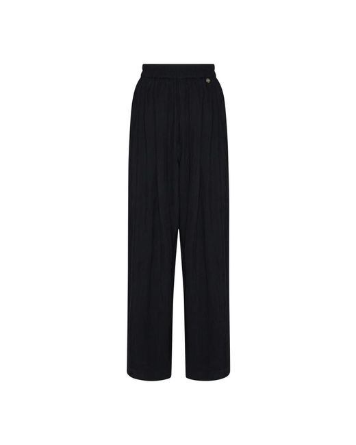 Silvian Heach Black Wide Trousers