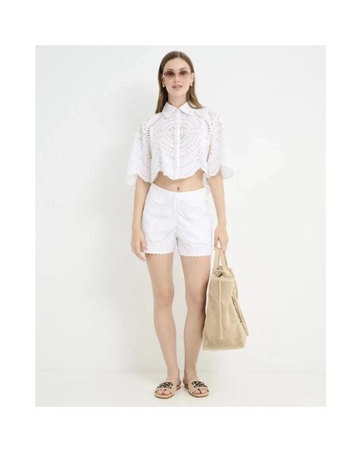 Short Shorts Charo Ruiz de color White