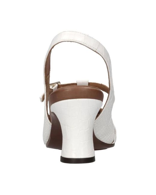 Chie Mihara White High Heel Sandals