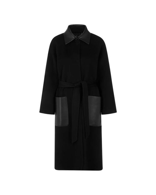 Marc Cain Black Belted Coats