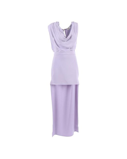 Elisabetta Franchi Purple Party Dresses