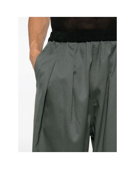 Trousers > straight trousers Maison Margiela pour homme en coloris Gray