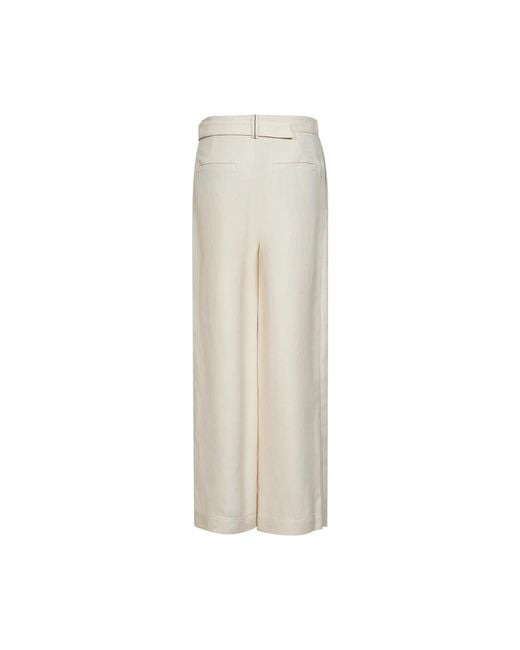 Wide Trousers Brunello Cucinelli en coloris Natural