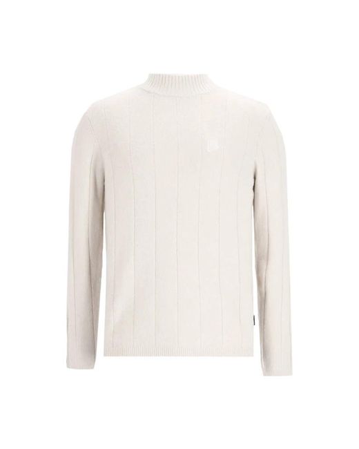 Chasin' Track Mock Pullover in het White voor heren