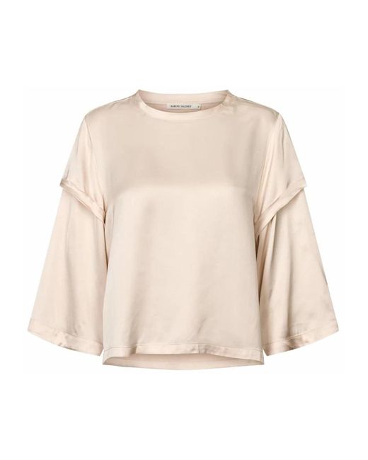 Rabens Saloner Natural Blouses