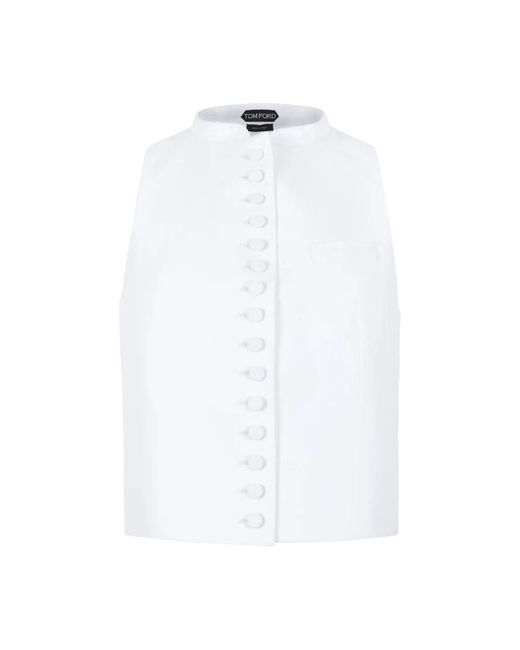 Vests Tom Ford de color White