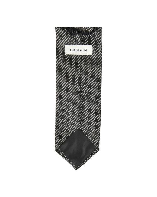 Ties Lanvin pour homme en coloris Black