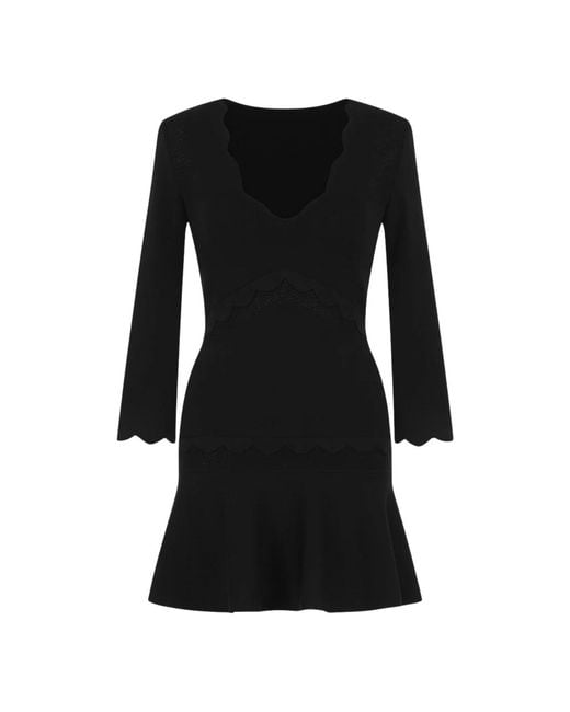 Twinset Black Short Dresses