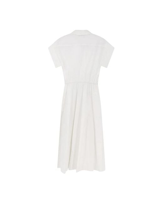 Tory Burch White Shirt Dresses