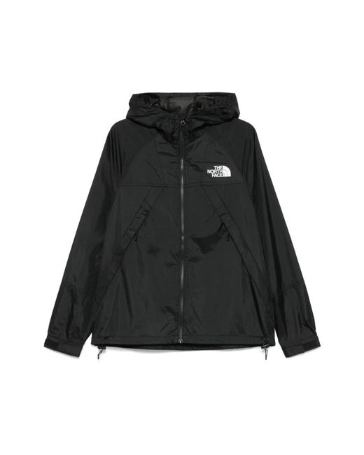 The North Face Jassen ,Zwart ,Polyester Zwarte Logo Ritsjas Aan De Voorkant in het Black voor heren