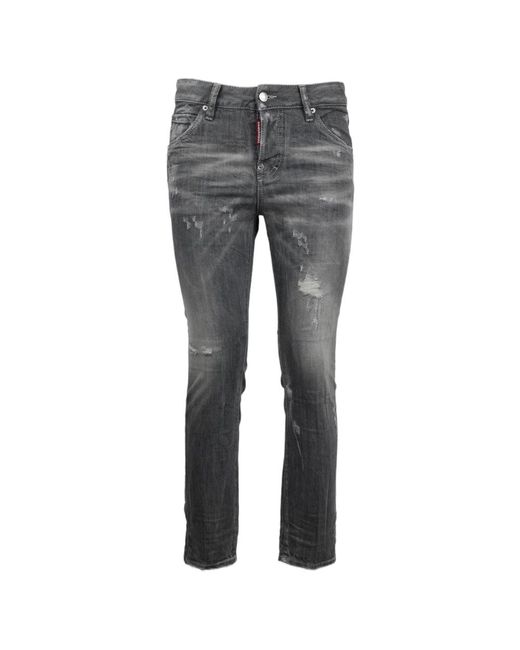 Slim-fit jeans per donne di DSquared² in Gray