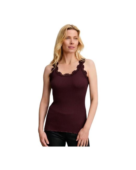 Sleeveless Tops di Rosemunde in Purple