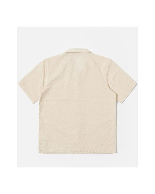 Universal Works Natural Short Sleeve Shirts for men