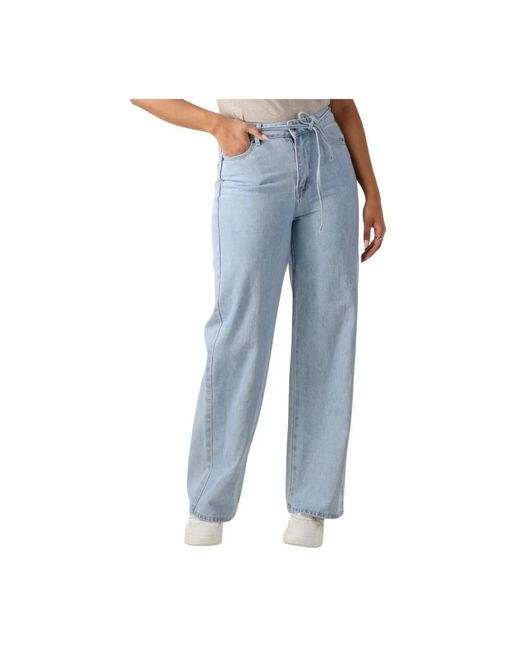 Moves Jeans ,Blauw ,Veelzijdige Straight Leg Jeans Voor in het Blue